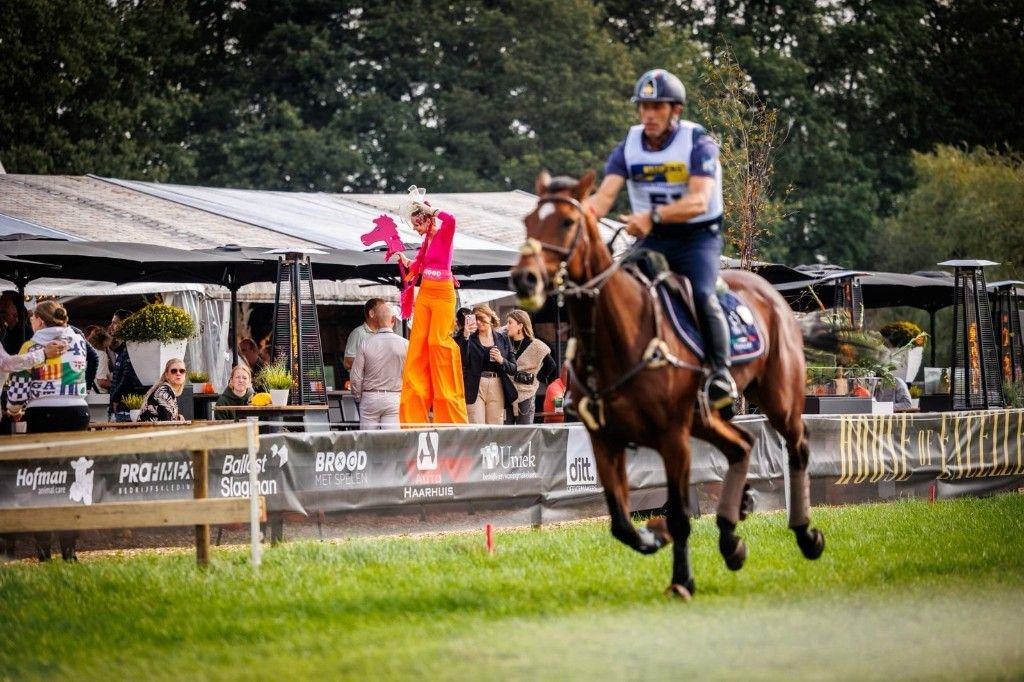 Paard en ruiter tijdens Military Boekelo