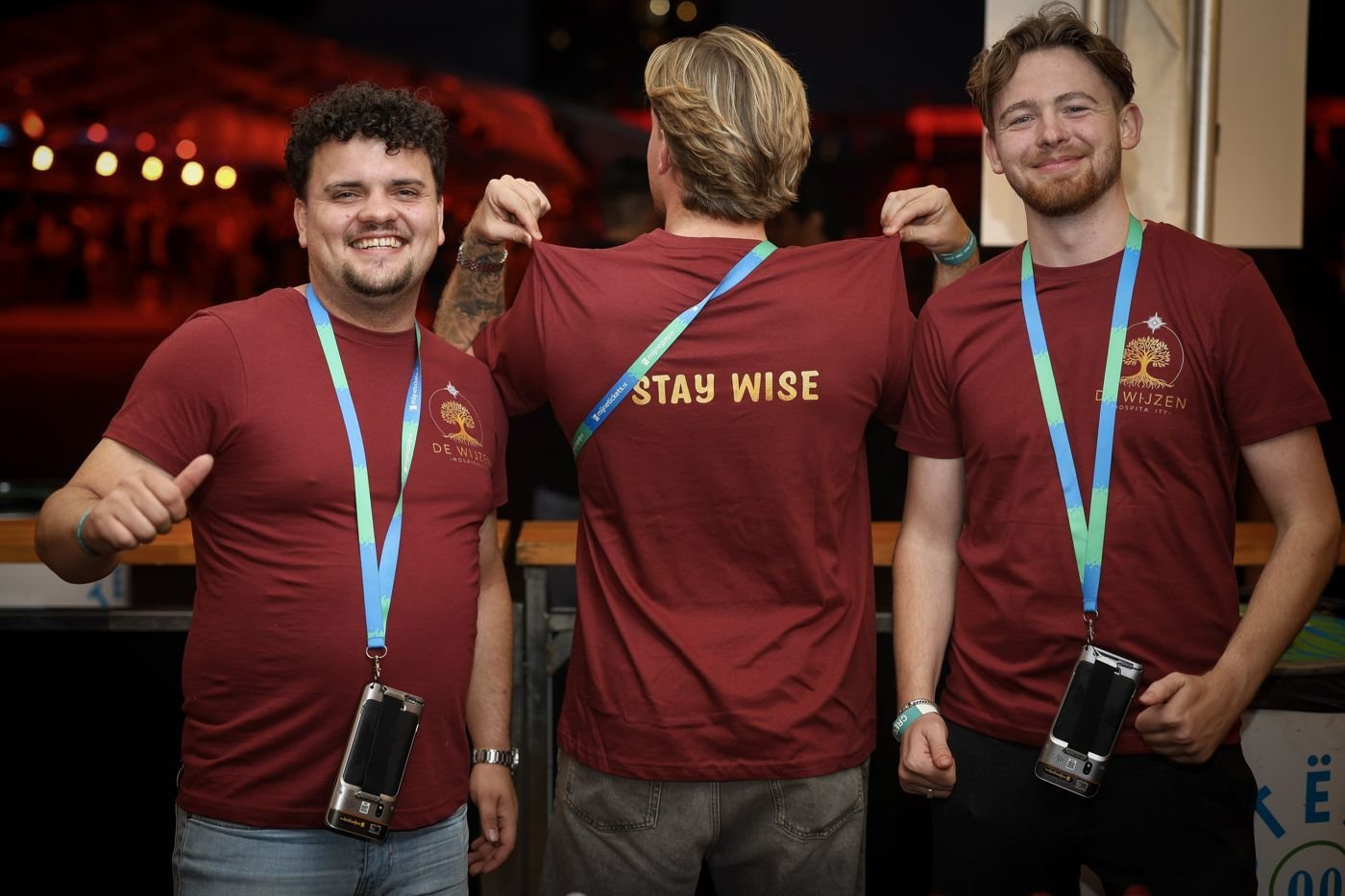Het team van De Wijzen bij Hooties